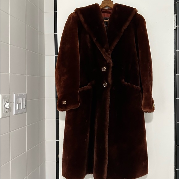 VINTAGE 1950 MOUTON COAT - Picture 5 of 6